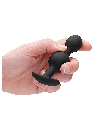 Savaime įsiskverbiantis analinis kaištis „No. 90 - Self Penetrating Butt Plug“- 9 cm